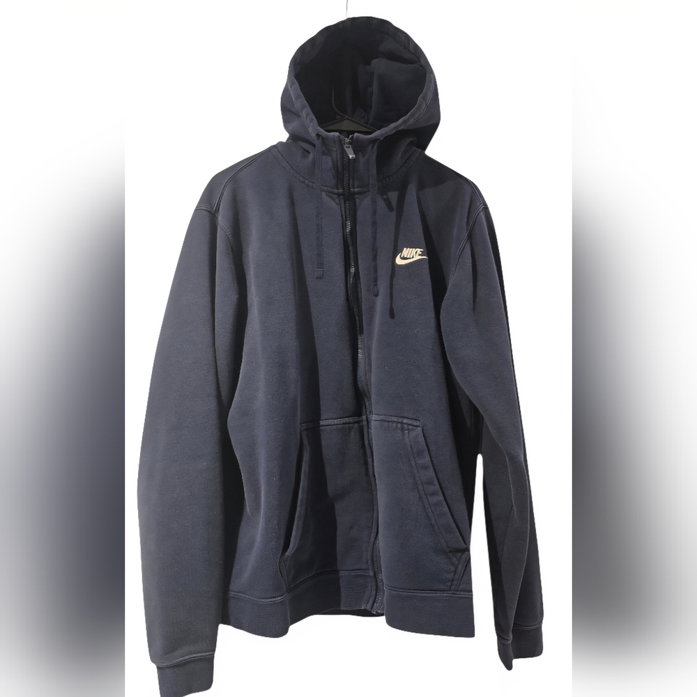 Nike Navy Blue Hoodie Size Large